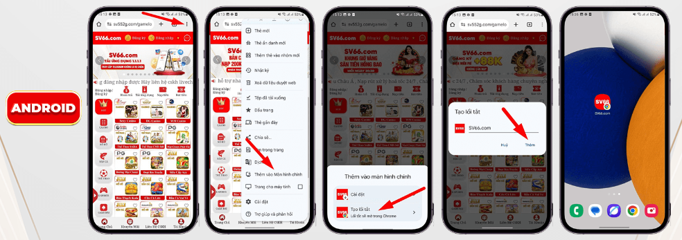 Tải app SV66 - Cách thức thực hiện và những vấn đề cần lưu ý 6 Cách tải app về thiết bị sử dụng hệ điều hành Android