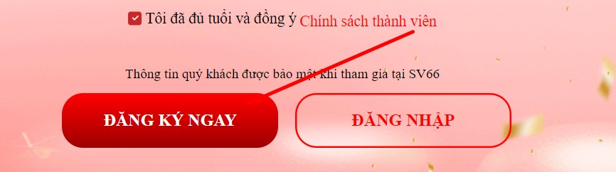 Đăng ký SV66 - Thao tác tạo tài khoản chỉ trong một nốt nhạc 14 Kiểm tra thông tin và gửi thông tin để đăng ký tài khoản